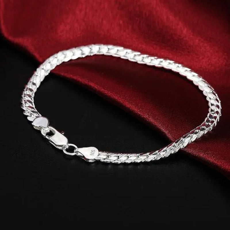 8/16/18/20/24Inch 18K Gold/925 Sterling Silver Luxury Brand Design Noble Necklac
