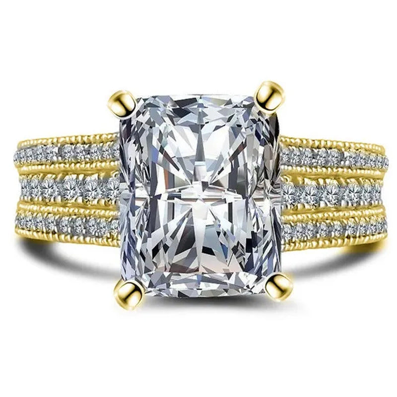 Luxury Woman Fashion Accessories Shiny 925 Sterling Silver Natural White Sapphir