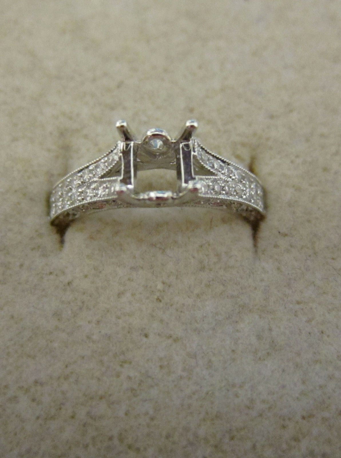 DIAMOND SETTING 3/4 WAY SET 2 ROW ANTIQUE STYLE