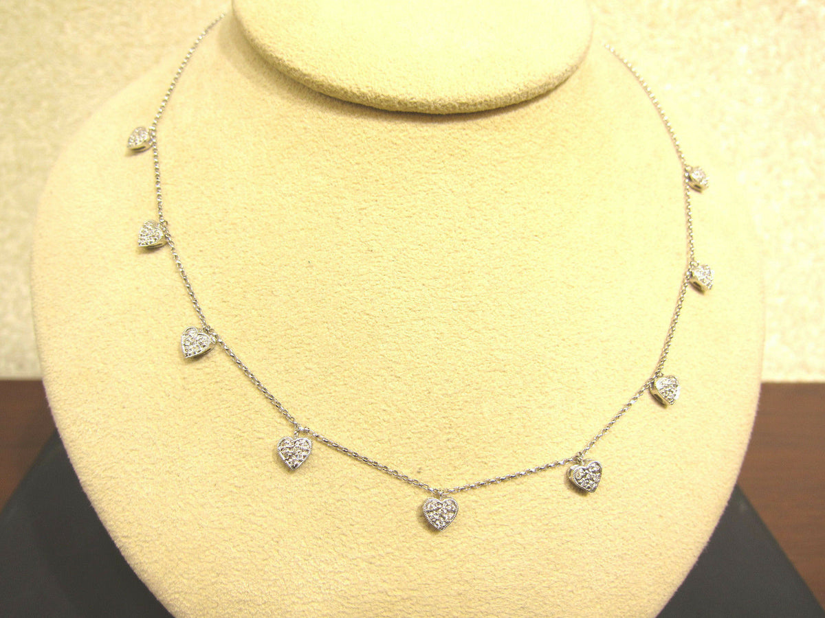 .50 CT DIAMOND HEART NECKLACE | 14 K GOLD