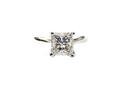 EGL CERTIFIED D COLOR SI1 CLARITY PRINCESS SHAPE DIAMOND