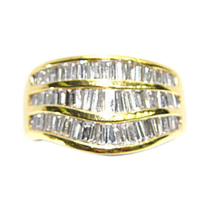 DIAMOND 51 BAGUETTE SHAPE CHANNEL SET DIAMOND BAND DIAMOND WEDDING BAND DIAMOND