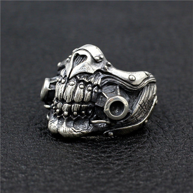 Mad Max Undead Old Joe Mask Ring 925 Sterling Silver