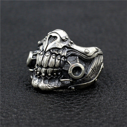Mad Max Undead Old Joe Mask Ring 925 Sterling Silver