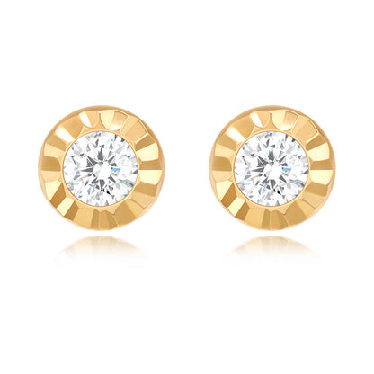 Love Stud Earrings 925 Sterling Silver Women'S Small and Delicate