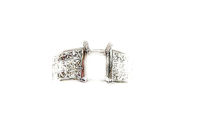 DIAMOND 30 PRINCESS SHAPE DIAMOND 5X3 ROW SET INVISIBLE