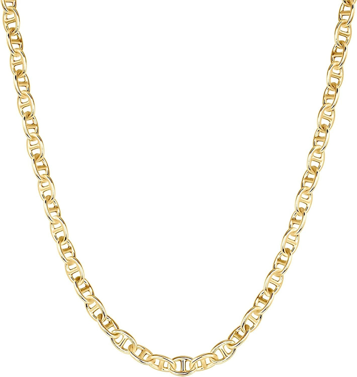 14K Gold Plated Curb Paperclip Box Sphere Bead Snake Herringbone and Figaro Chai