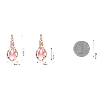 Mother'S Day Gift Good Color Lotus Stone Charm New Fashion Shape Jewelry Opal Wo