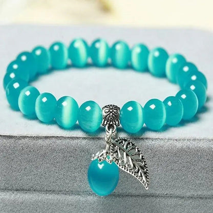 New Fashion Cat'S Eye Stone Women'S Bracelet National Style Buddha Bead Bracelet