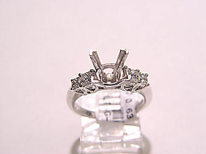 DIAMOND 4 PRINCESS SHAPE SETTING 4 PRONG FOR A 8.40MM