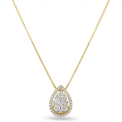 0.45 CT. T.W. Diamond Pendant in 14K Gold