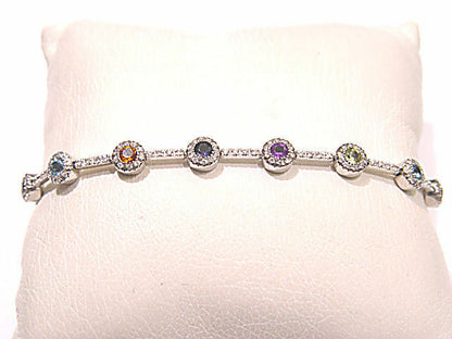 13 COLOR STONE CITRINE PINK SAPPHIRE BLUE TOPAZ PERIDOT AMETHYST 18 K