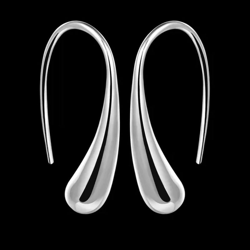 925 Sterling Silver Earing / Lovely / 925 Crystal Dangle Earrings Trendy Earring