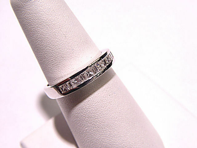 6 PRINCESS SHAPE 5 STRAIGHT BAGUETTE SHAPE DIAMOND CHANNEL SET