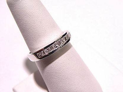 6 PRINCESS SHAPE 5 STRAIGHT BAGUETTE SHAPE DIAMOND CHANNEL SET