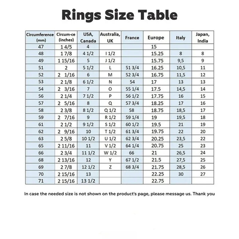 Luxurious Silver Color Blue Gem Men'S Ring Wedding Anniversary Gift Size 7-14