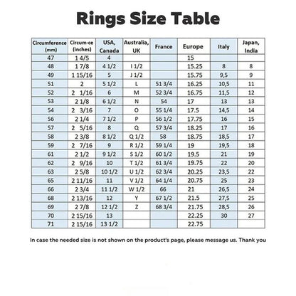 Luxurious Silver Color Blue Gem Men'S Ring Wedding Anniversary Gift Size 7-14
