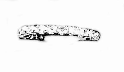 DIAMOND ROUND BRILLIANT SHAPE ETERNITY BAND ADJUSTABLE SIZE IN BACK BAR SET IN