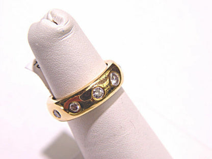 1.00 CT 10 STONE MULTI SIZE DIAMOND BEZEL SET IN-BETWEEN