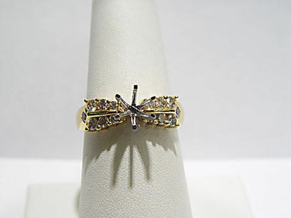 DIAMOND ROUND BRILLIANT SHAPE SETTING 6 PRONG SET
