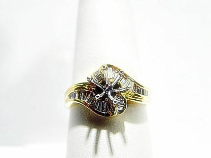DIAMOND BAGUETTE SHAPE CHANNEL SET SETTING 6 PRONG FOR