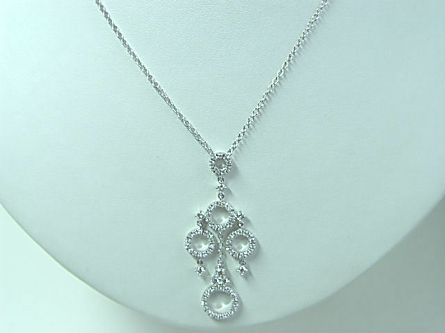DIAMOND ROUND BRILLIANT SH CIRCLE PENDANT MADE IN ITALY