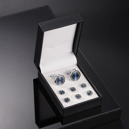 Ujoy Men'S Jewelry Cufflinks and Studs for Tuxedo Shirts for Weddings, Business,