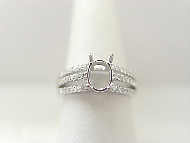 DIAMOND ROUND BRILLIANT SH SETTING 3 ROW SET DIAMOND 4