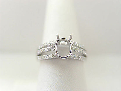 DIAMOND ROUND BRILLIANT SH SETTING 3 ROW SET DIAMOND 4
