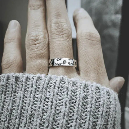 New 925 Sterling Silver Jewelry Ring Creativebutterfly Wedding Band Design Women