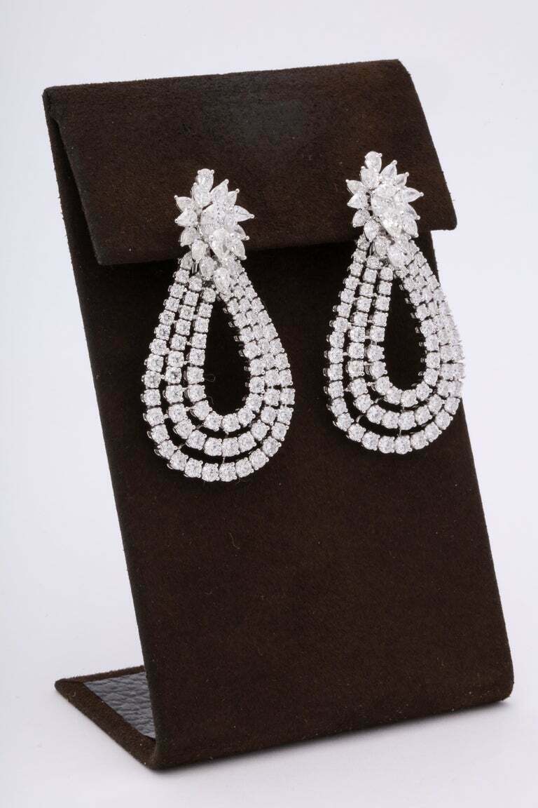 Diamond Drop Earrings