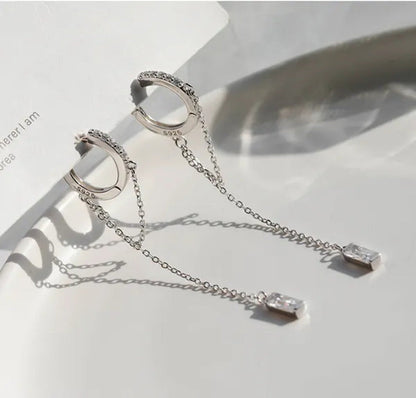 Prevent Allergy Tassel round Bead Long Drop Earring for Women Personalized Hip H