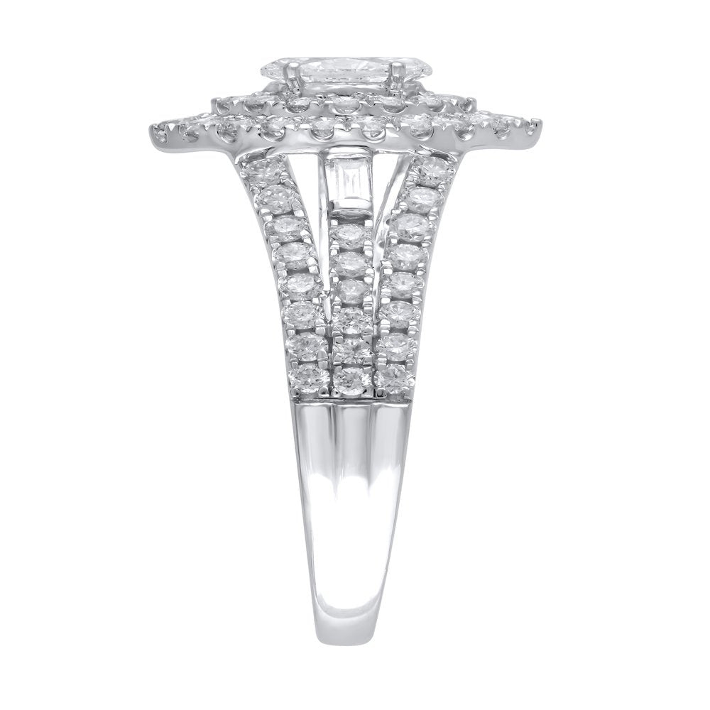 1 Carat T.W. (I2 Clarity, H-I Color) Brilliance Fine Jewelry Marquise Cut Diamon