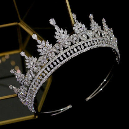 5 Pieces of Zircon Bridal Jewelry Set, Women'S Party Luxury Dubai Nigeria