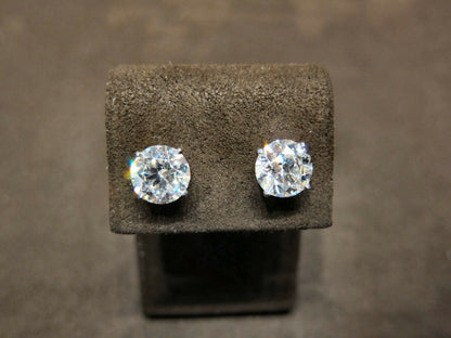 DIAMOND STUD EARRING 4.05 CT TOTAL WEIGHT EARRING