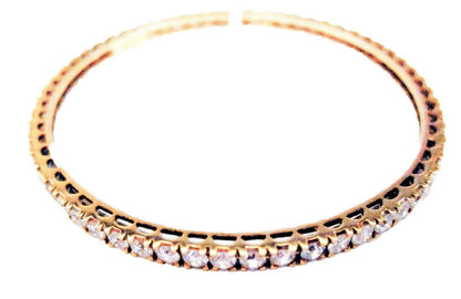 DIAMOND ETERNITY SET ALL AROUND SET WITH DIAMOND ETERNITY BANGLE 18 K ROSE GOLD