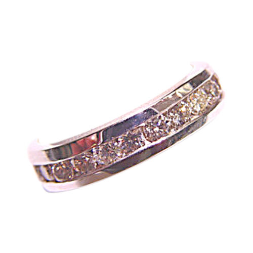 DIAMOND SET ALL THE WAY AROUND THE BAND ETERNITY CHANNEL SET