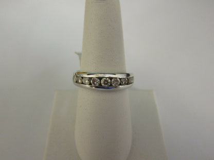 DIAMOND ROUND BRILLIANT CHANNEL SET DIAMOND BAND MENS DIAMOND BAND