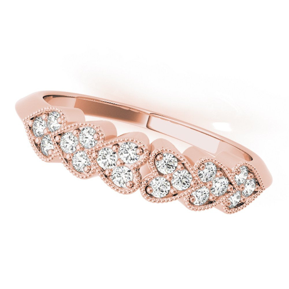 Mauli Jewels Engagement Rings for Women 0.07 Carat Classy Heart Shaped Diamond W