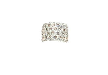 ROSE AND ROUND BRILLIANT SHAPE DIAMOND ETERNITY BAND