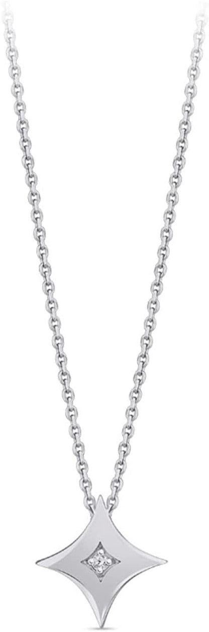 Pendant Necklaces - 0.01 to 0.16 Carat Certified Diamond Jewelry with G Color, S