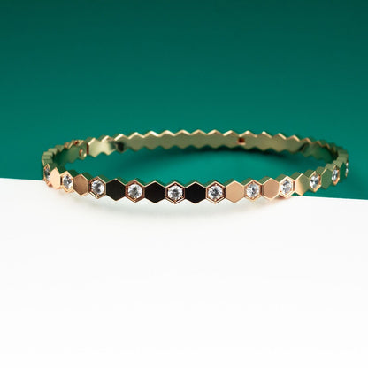 Honeycomb Bracelet Fashion All-Match Diamonds