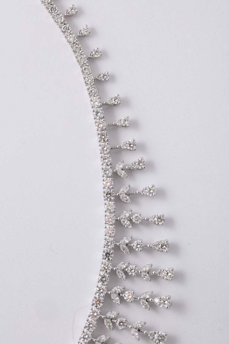 Over 20 Carat Diamond Drop Necklace