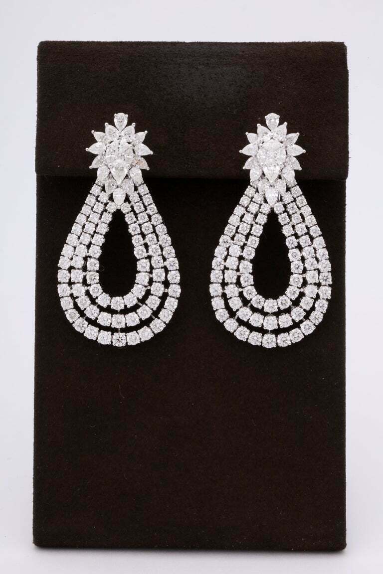 Diamond Drop Earrings
