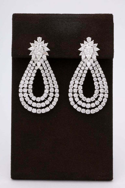 Diamond Drop Earrings