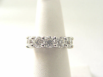 DIAMOND 5 ROUND BR SHAPE COMMON PRONG SET DIAMOND BAND ANNIVERSARY DIAMOND BAND