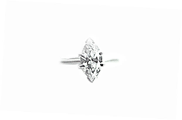 GIA CERTIFIED DIAMOND MARQUISE SHAPE 9.20X 4.89X 3.06 MILLIMETER ENGAGEMENT RING