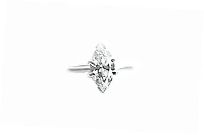 GIA CERTIFIED DIAMOND MARQUISE SHAPE 9.20X 4.89X 3.06 MILLIMETER ENGAGEMENT RING