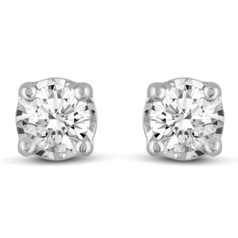 0.30 CT. T.W. round Shape Diamond Earrings in 14K Gold
