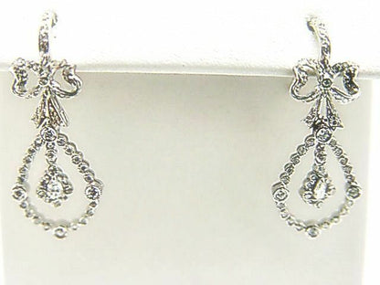 DIAMOND 2 PEAR SHAPE ROUND BR SHAPE EARRING